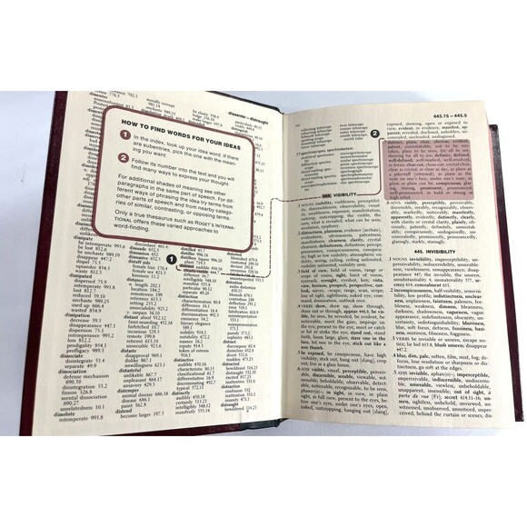 Roget's International Thesaurus Fourth Edition Revised by Robert L Chapman 1979 - Picture 10 of 13